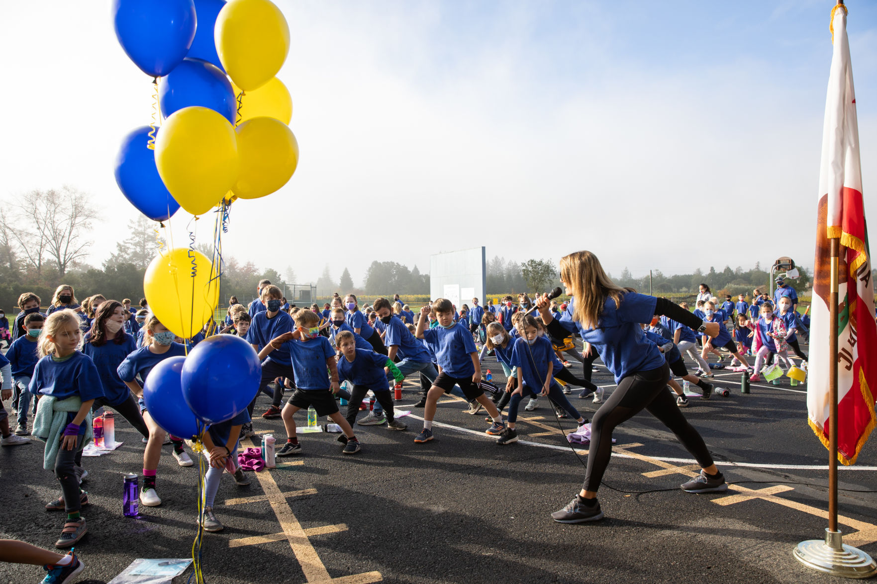 Vichy Elementary School jogathon 2021